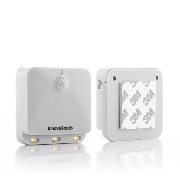InnovaGoods Motion Sensor LED Light 2-Pack Battery Powered